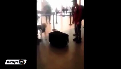 Bavul içinde ülkeye girmeye çalıştı