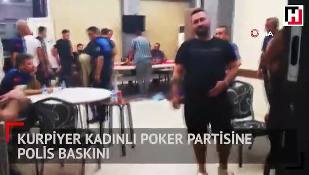 Alanya’da kurpiyer kadınlı poker partisine polis baskını
