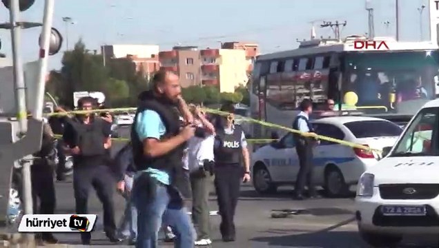 PKK Batman'da polis aracını taradı 1 komiser, 1 polis yaralı