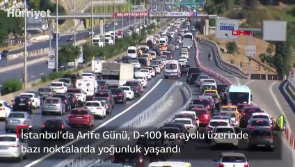 İstanbul trafiğinde bayram yoğunluğu