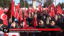 Diyarbakır'da metrelerce uzunluktaki Türk bayrağıyla yürüdüler