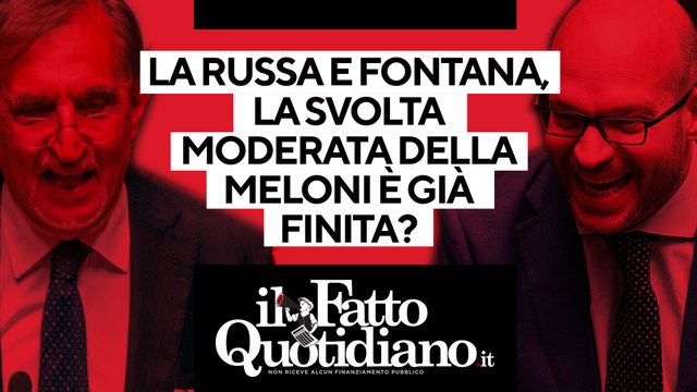 La Russa e Fontana, la svolta moderata di Meloni è già finita? Segui la diretta con Peter Gomez
