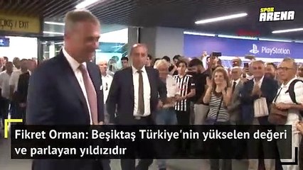 Beşiktaş'ta bayramlaşma töreni...