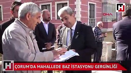 Mahallede baz istasyonu gerginliği