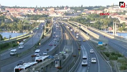 İstanbul'da sürücülerin alışık olmadığı görüntü