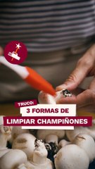Truco - 3 formas de limpiar champiñones