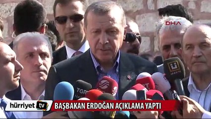 Başbakan Erdoğan'dan bayram namazı sonrası açıklama
