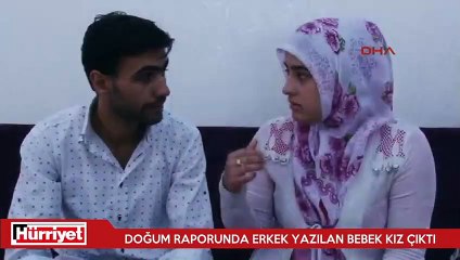 Doğum raporunda ’erkek’ yazılan bebek ’kız’ çıktı!