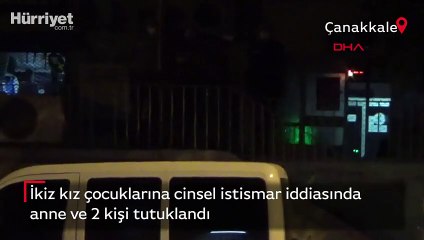 İkiz kız çocuklarına cinsel istismar iddiasında anne ve 2 kişi tutuklandı