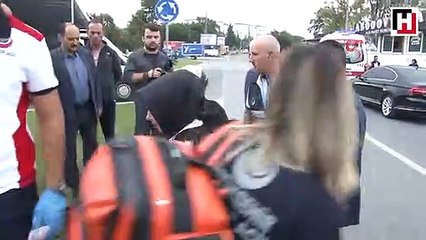 Sancaktepe'de bayılan kadını görenler yardıma koştu