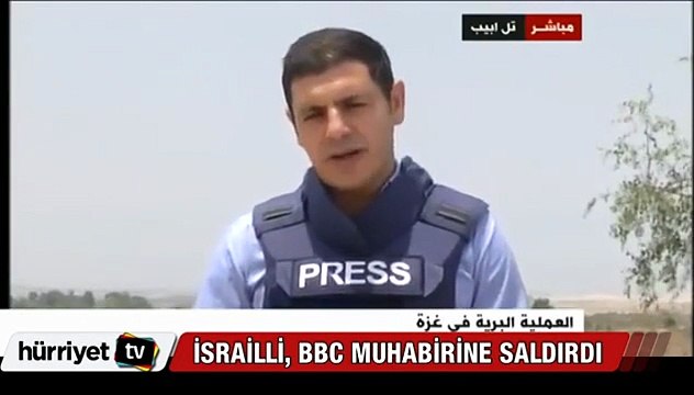 Canlı yayında BBC muhabirine yumruklu saldırı