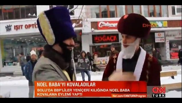 Yeniçeri olup Noel Baba'yı kovaladılar