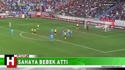 Sahaya bebek attılar