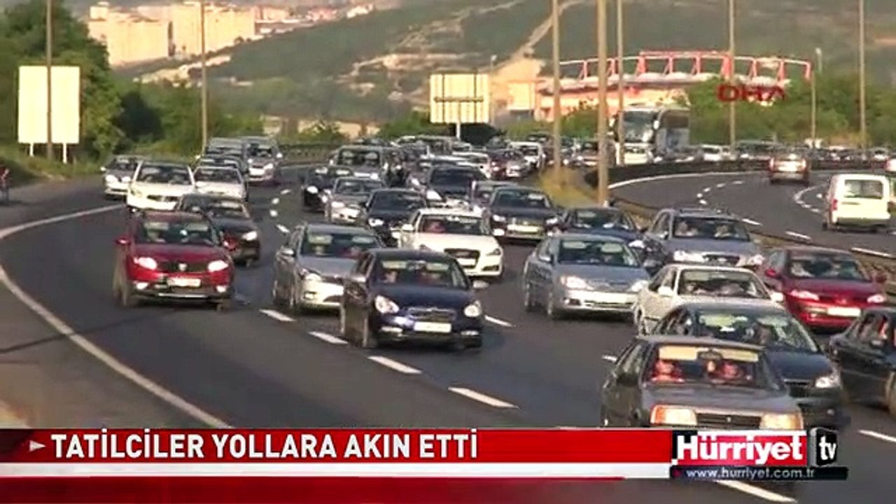 DÖNÜŞ YOLLARINDA TRAFİK ÇİLESİ