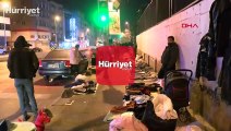 Bayrampaşa'da ikinci el eşya pazarı sabaha kadar sürdü