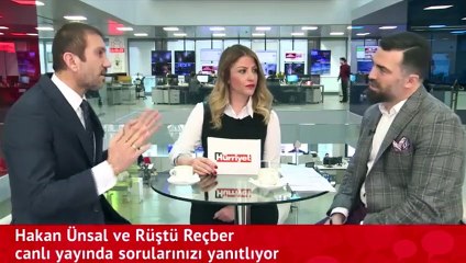 Rüştü Reçber ve Hakan Ünsal Hürriyet.com.tr’de canlı yayındaydı