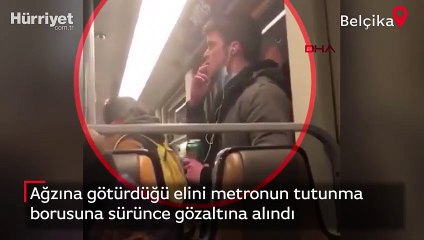 Belçika metrosundaki corona virüs görüntüsü dehşete düşürdü