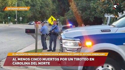 Al menos cinco muertos por un tiroteo en Carolina del Norte