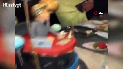 İstanbul’un göbeğindeki ünlü işletmede skandal görüntüler kamerada