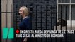 Rueda de Prensa de Liz Truss tras cesar al Ministro de Economía británico
