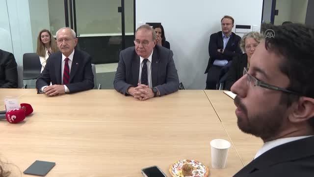 CHP Genel Başkanı Kılıçdaroğlu, ABD'de yaşayan Türk öğrencilerle buluştu
