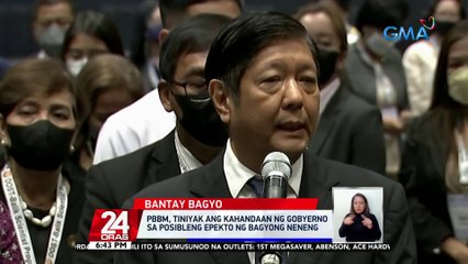 PBBM, tiniyak ang kahandaan ng gobyerno sa posibleng epekto ng Bagyong Neneng | 24 Oras