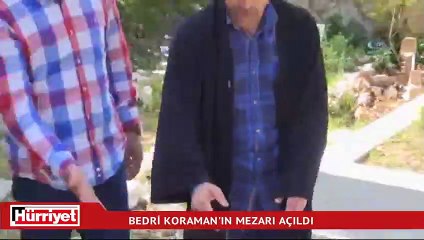 Ünlü karikatürist Bedri Koraman’ın mezarı açıldı