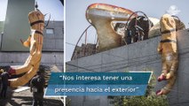 ¿Cómo llegó un pollo de 15 metros al techo del Museo Carrillo Gil?