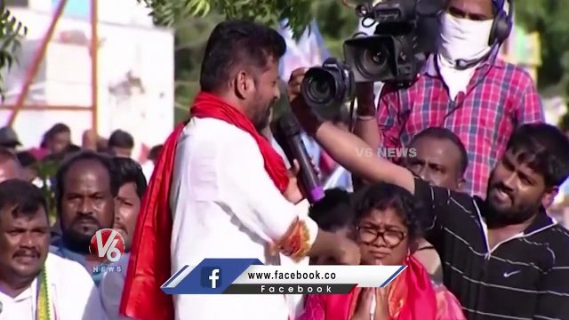 Revanth Reddy About Seethakka, Palvai Sravanthi | Munugodu ByPoll | V6 News