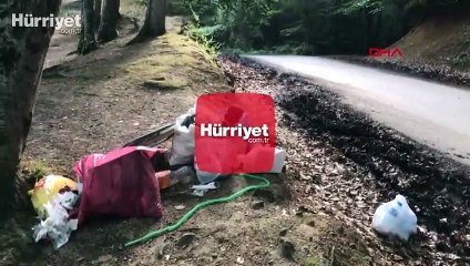 Piknikçiler Belgrad Ormanı'nı çöplüğe çevirdiler
