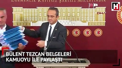 Bülent Tezcan belgeleri kamuoyu ile paylaştı