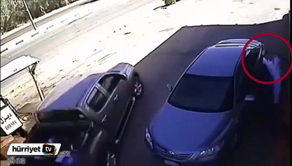 Sakar sürücü benzin istasyonunu havaya uçurdu