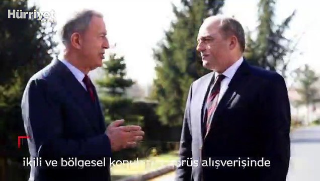 Son dakika haberler: Bakan Akar, İngiltere Savunma Bakanı Wallace ile görüştü