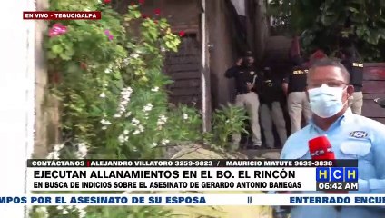 ¡Allanamiento! Autoridades buscan indicios de un asesinato en bo. El Rincón el pasado mes de abril
