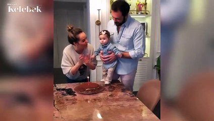 Bengü'nün 3 kişilik doğum günü kutlaması