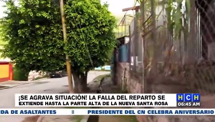 ¡Falla del Reparto! Avanza derrumbe hacia col. Nueva Santa Rosa y provoca ampliación del radio de intervención