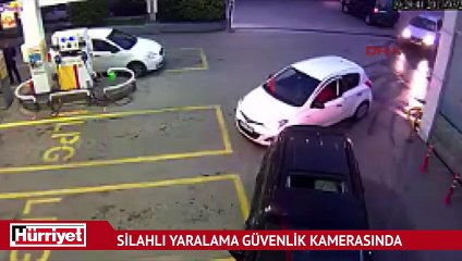 Bursa'daki silahlı yaralama güvenlik kamerasında