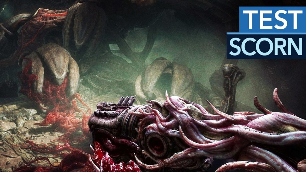 Scorn - test-video zum alien-kunstwerk