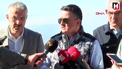Bakan Pakdemirli: Yanan alan 500 hektar civarında