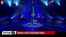 Kim Milyoner Olmak İster'de Berna Laçin'i güldüren soru