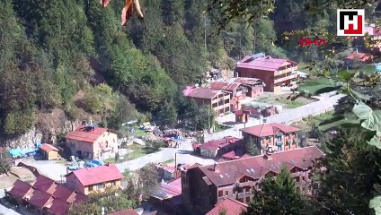 Uzungöl'de yapılar boşaltılmayınca yıkım başlamadı