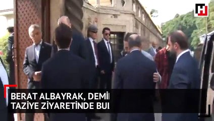 Berat Albayrak,Demirören Ailesi'ne taziye ziyaretinde bulundu