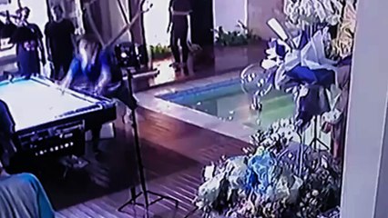 DETIK2 RIZKY BILLAR LEMPAR BOLA BILIAR KE LESTI KEJORA (ZOOM&SLOW MOTION)