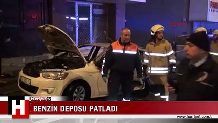 BENZİN DEPOSU PATLAYAN OTOMOBİL 2 KİŞİYE MEZAR OLDU