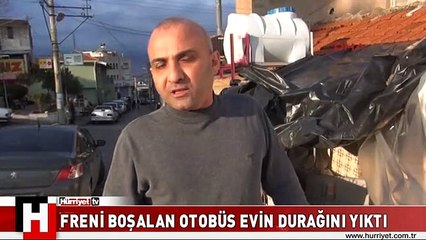 İZMİR'DE BELEDİYE OTOBÜSÜ DEHŞETİ