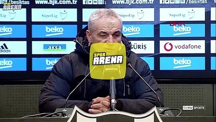 Çalımbay, Beşiktaş maçının ardından basına açıklamalarda bulundu