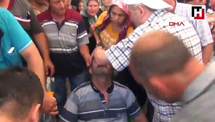 Minik Melih, sünnet kıyafetinin pelerini ile son yolculuğuna uğurlandı