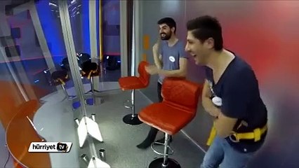 Halteri kaldıramayan yarışmacı, eşinin hışmına uğradı