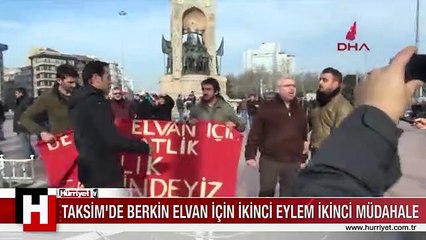 TAKSİM'DE BERKİN ELVAN İÇİN İKİNCİ EYLEM İKİNCİ MÜDAHALE
