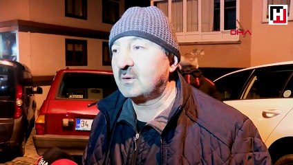 Beşiktaş'ta duvar çöktü, araçlar askıda kaldı